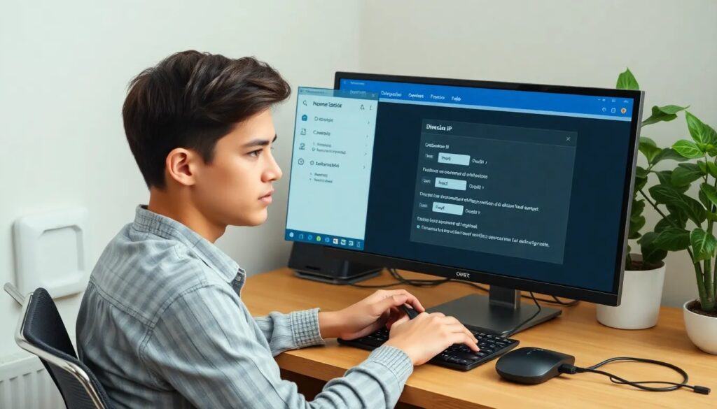 ¿Cómo cambiar la dirección IP?